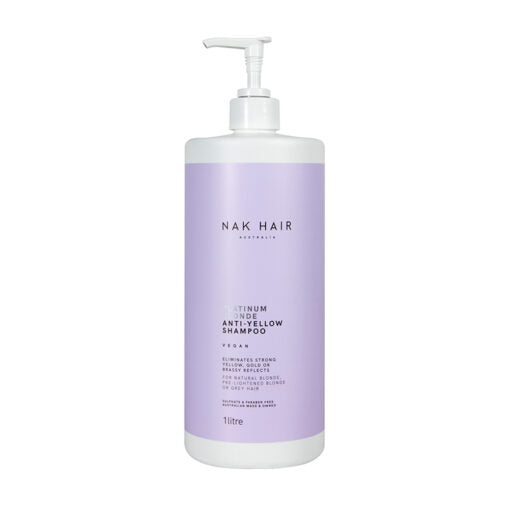 NAK Platinum Blonde Anti-Yellow Shampoo 1L