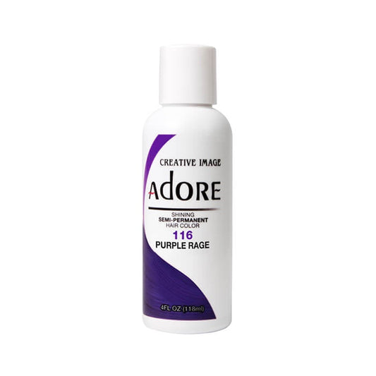 ADORE Semi Permanent Hair Colour Purple Rage #116 118ml