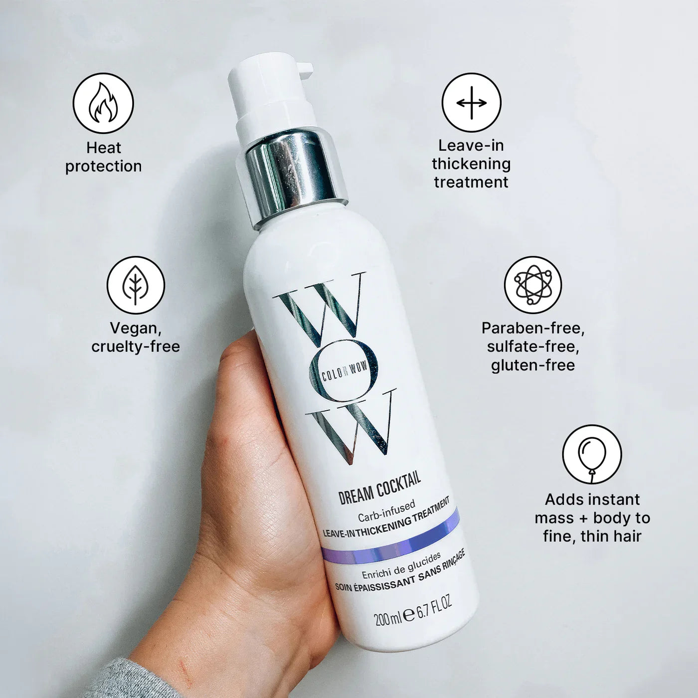 COLOR WOW Dream Cocktail Carb Infused Leave In Treatment Volume  200ml