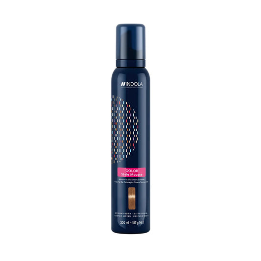 Indola hair product bottle on a white background