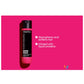 Matrix hair care product on a pink background with text about hair strengthening and softening.
