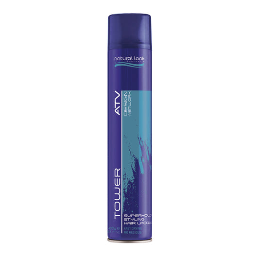 NATURAL LOOK ATV Tower Superhold Styling Hair Lacquer 400g
