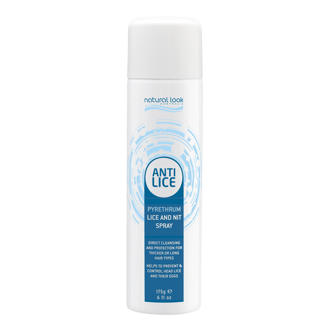 NATURAL LOOK Anti Lice Pyrethrum Lice and Nit Spray 175g
